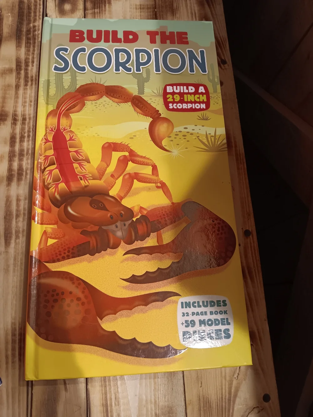Build-A-Scorpion 29-Inch Orange Reptile Model